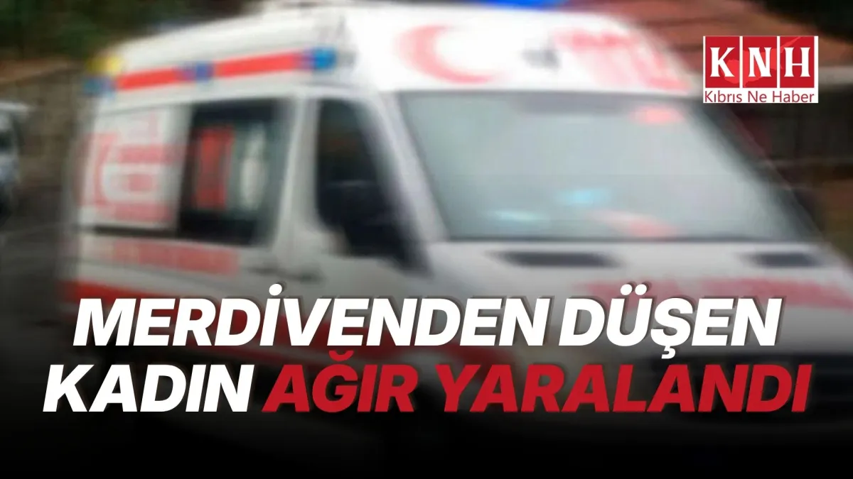 Karaoğlanoğlu’nda evinin merdivenlerinden düşen kişi yoğun bakıma alındı