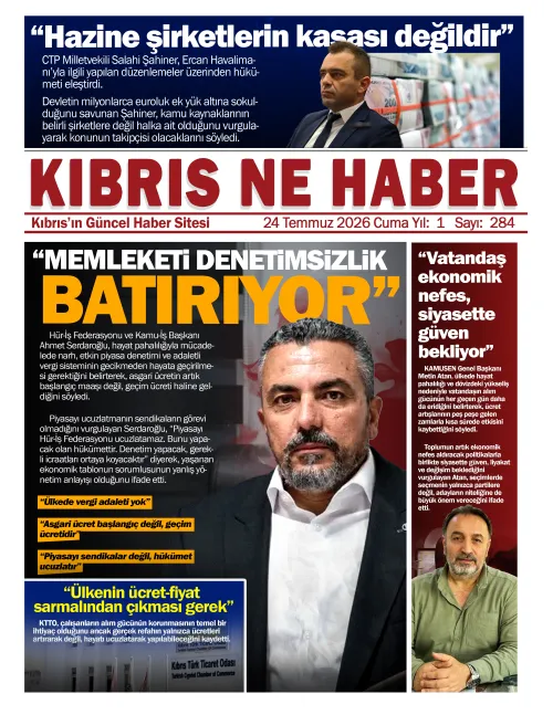 24 Temmuz 2026 Cuma