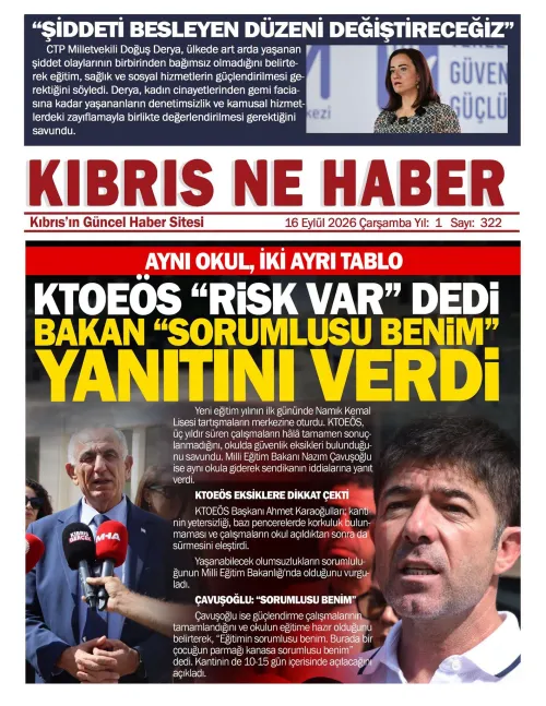 16 Eylül 2026 Çarşamba