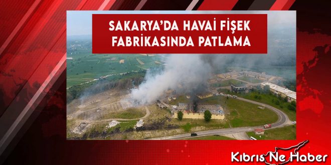 Sakarya’da Havai Fişek Fabrikasında Patlama