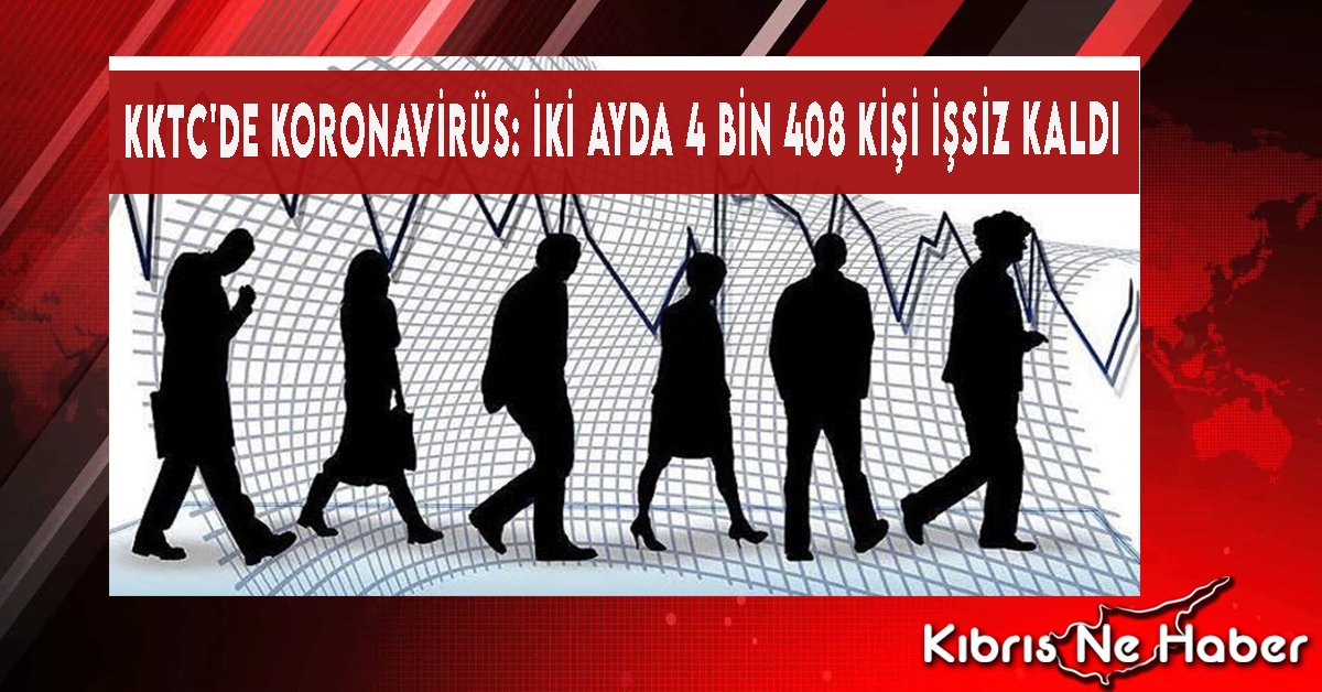 KKTC'de Koronavirüs: İki Ayda 4 Bin 408 Kişi İşsiz Kaldı