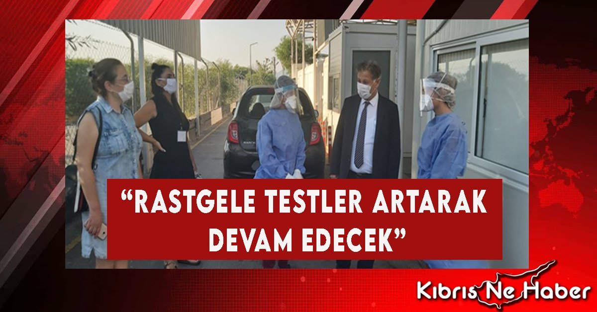 Sağlık Bakanı Pilli,  Rastgele Testlerin Yapıldığı Metehan Sınır Kapısında İncelemelerde Bulundu