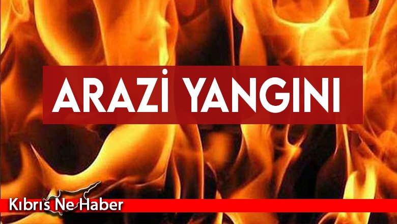 Dipkarpaz’da arazi yangını