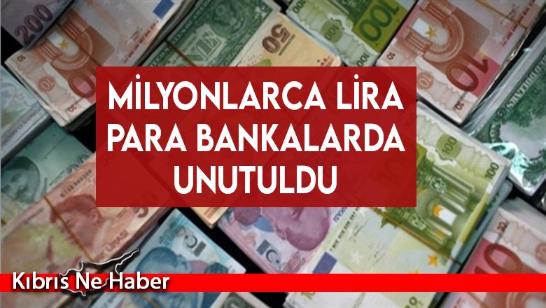 Milyonlarca Lira Para Bankalarda Unutuldu