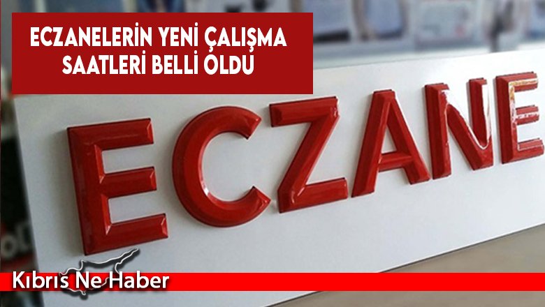 Eczanelerin Yeni Çalışma Saatleri Belli Oldu