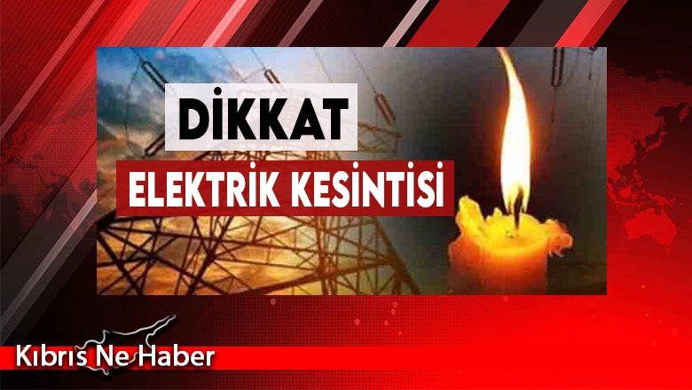 Lefkoşa’da Elektrik Kesintisi!
