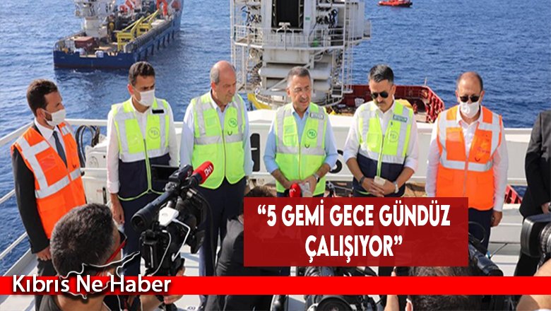 “5 Gemi Gece Gündüz Çalışıyor”