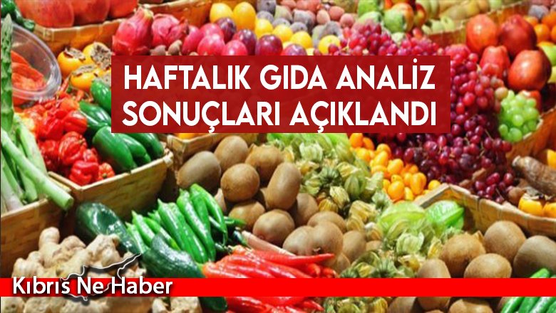 1 yerli, 1 ithal üründe limit üstü kalıntı