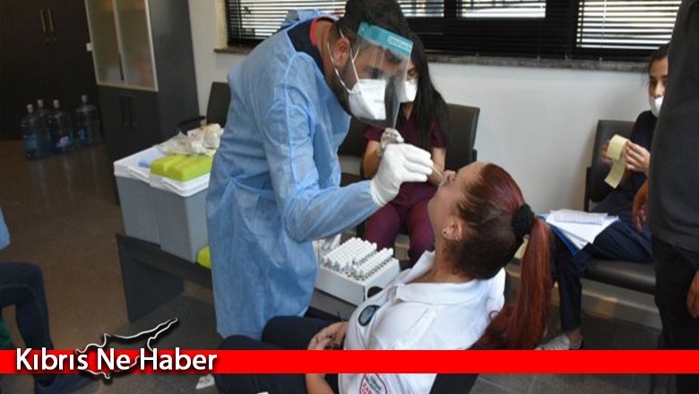 Girne Belediyesi Personeline Covid-19 Testi Yapıldı