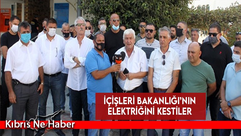 İçişleri Bakanlığı’nın elektriğini kestiler