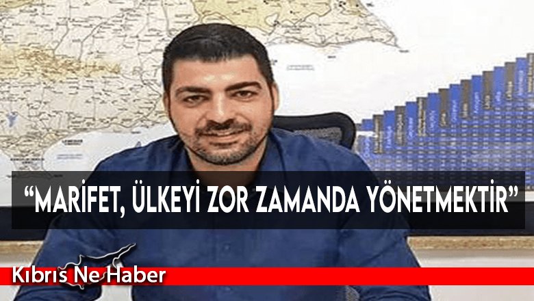 “Marifet, ülkeyi zor zamanda yönetmektir”