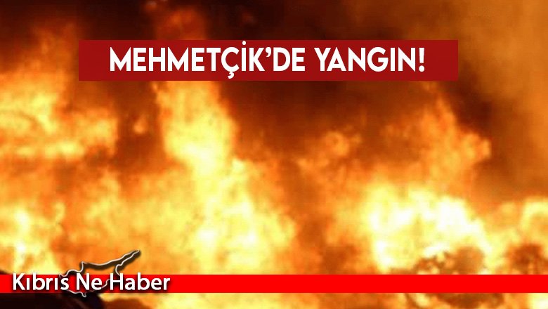 Mehmetçik’de yangın!
