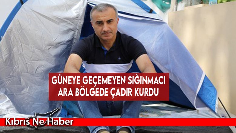 Güneye geçemeyen sığınmacı ara bölgede çadır kurdu