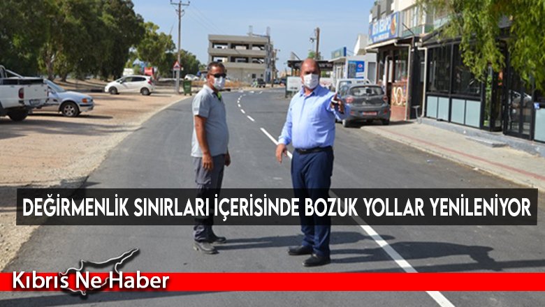 Değirmenlik Sınırları İçerisinde Bozuk Yollar Yenileniyor