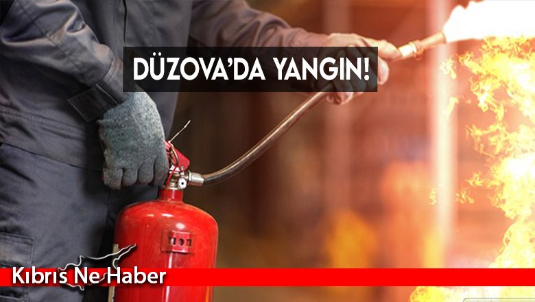 Düzova’da yangın!