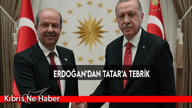 Erdoğan’dan Tatar’a tebrik