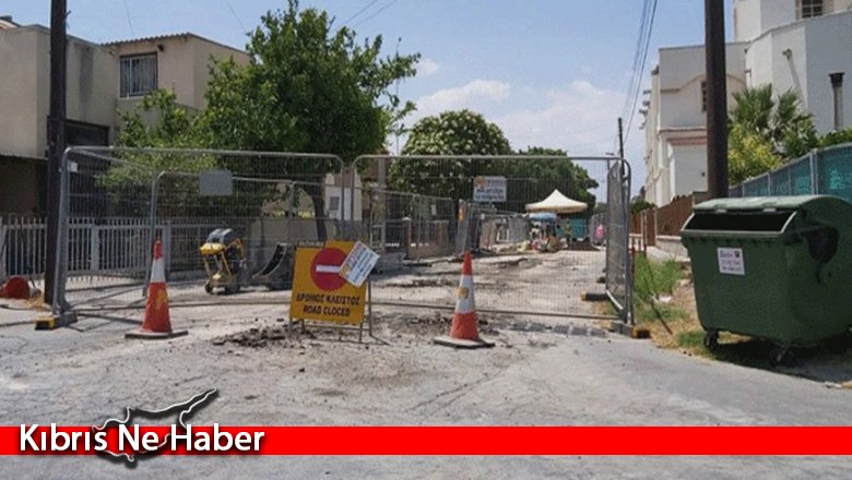 Larnaka’da kanalizasyon çalışmalarında antik eserler tespit edildi
