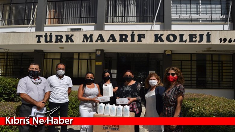 LTB, Lefkoşa’daki kamu okullarına maske ve dezenfektan dağıttı