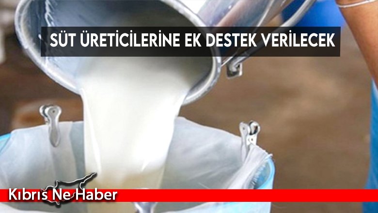 Süt üreticilerine ek destek verilecek