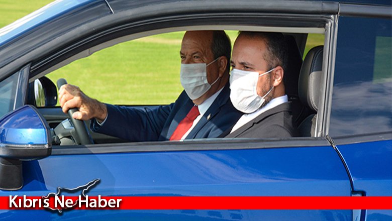 Tatar KKTC’nin yerli otomobili “GÜNSEL B9” ile test sürüşü gerçekleştirdi