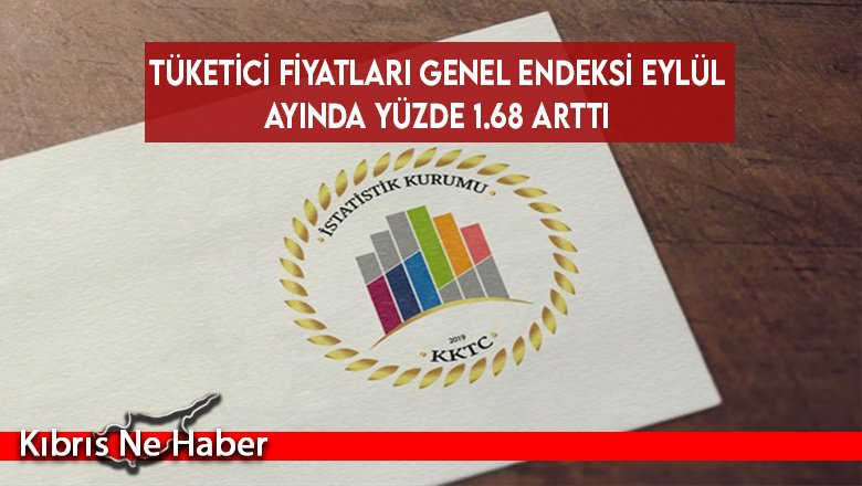 Tüketici fiyatları genel endeksi eylül ayında yüzde 1.68 arttı