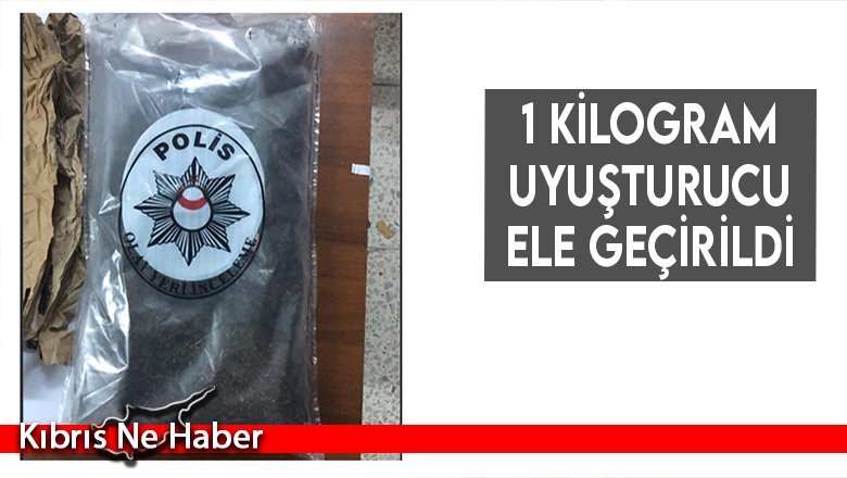 1 kilogram uyuşturucu ele geçirildi