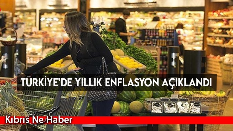 Türkiye’de yıllık enflasyon açıklandı