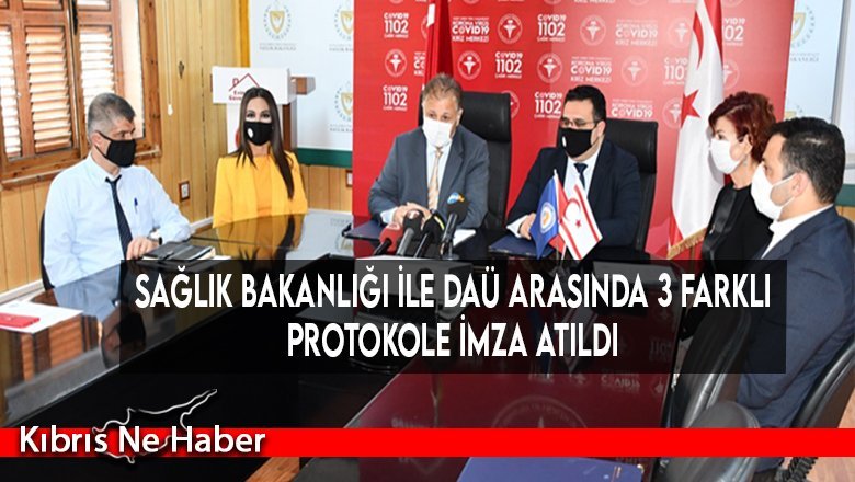 Sağlık Bakanlığı ile DAÜ arasında 3 farklı protokole imza atıldı