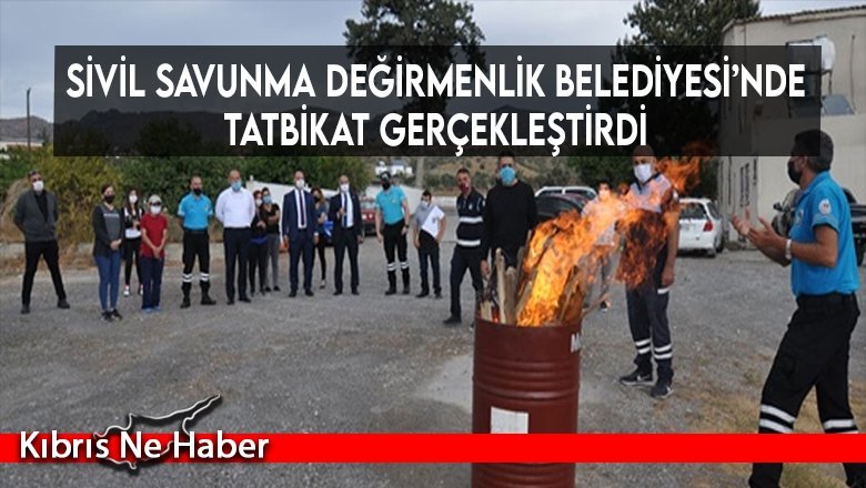 Sivil Savunma Değirmenlik Belediyesi’nde tatbikat gerçekleştirdi