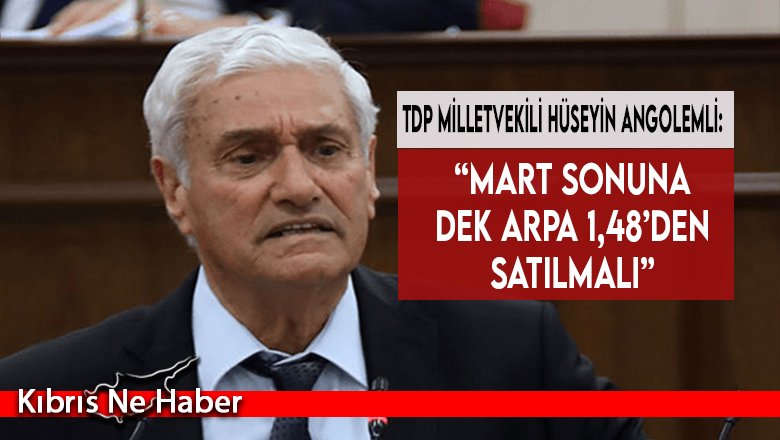“Mart sonuna dek arpa 1,48’den satılmalı”
