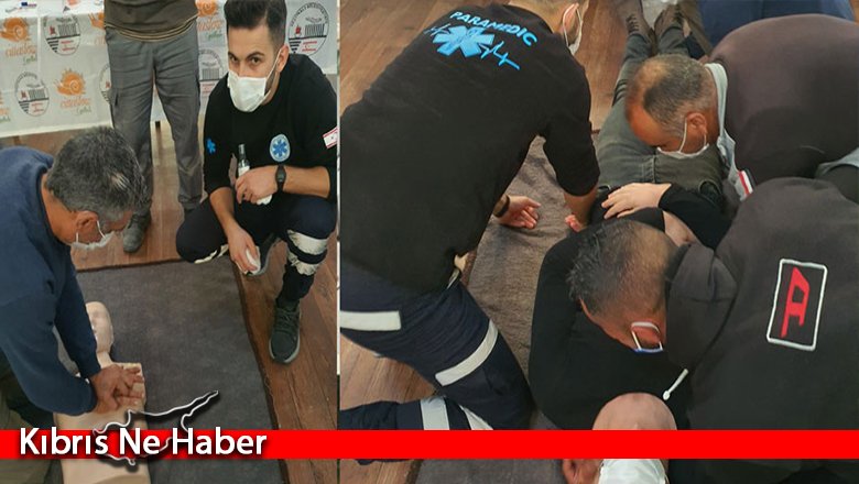 Geçitkale Belediye personeline ilk yardım eğitimi verildi