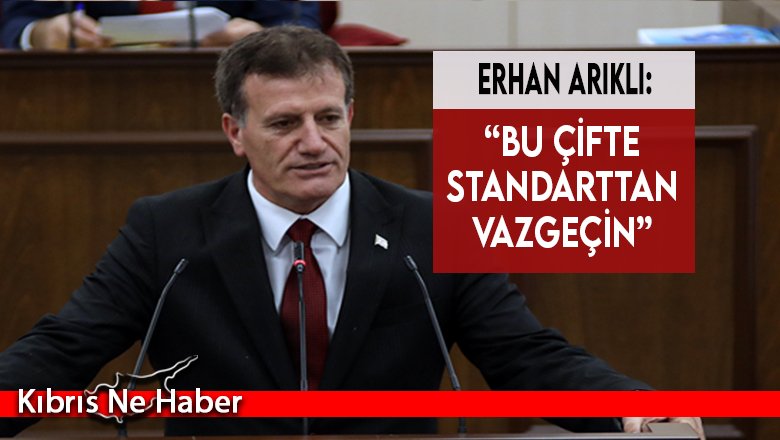 “Bu çifte standarttan vazgeçin”