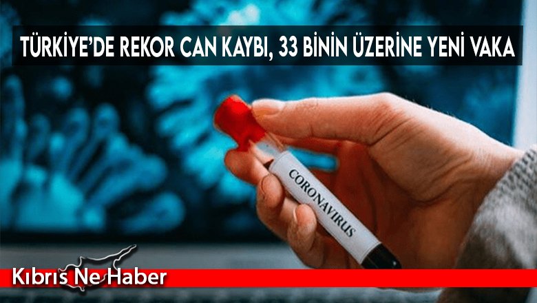 Türkiye’de rekor can kaybı, 33 binin üzerine yeni vaka