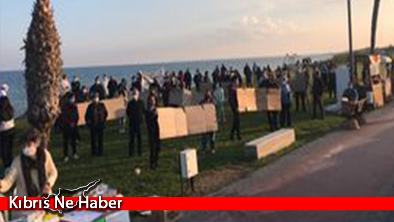 İskele’de eylem yapıldı