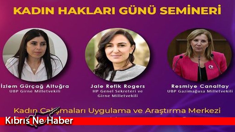 AKÜN, Kadın Hakları Günü Semineri düzenliyor