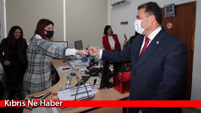 Başbakan Saner, Personelin Yeni Yılını Kutladı