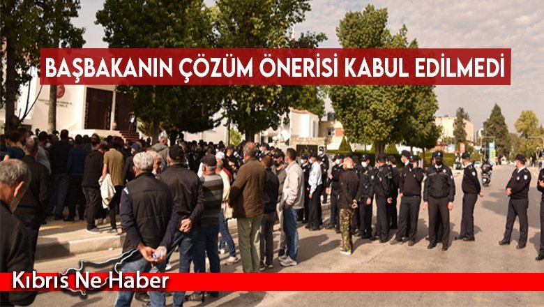 Başbakanın çözüm önerisi kabul edilmedi
