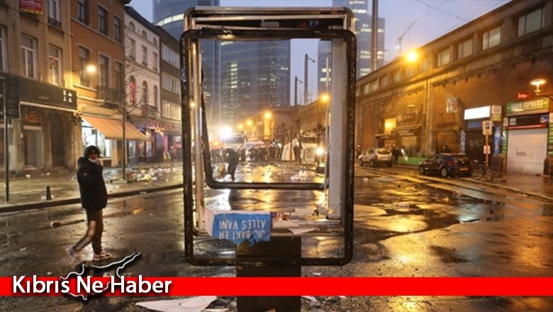Brüksel sokakları karıştı! Şehir merkezi savaş alanına döndü