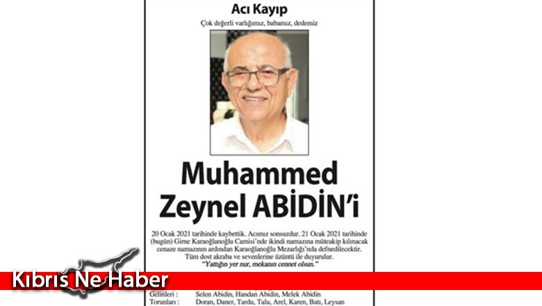 Muhammet Abidin hayatını kaybetti!