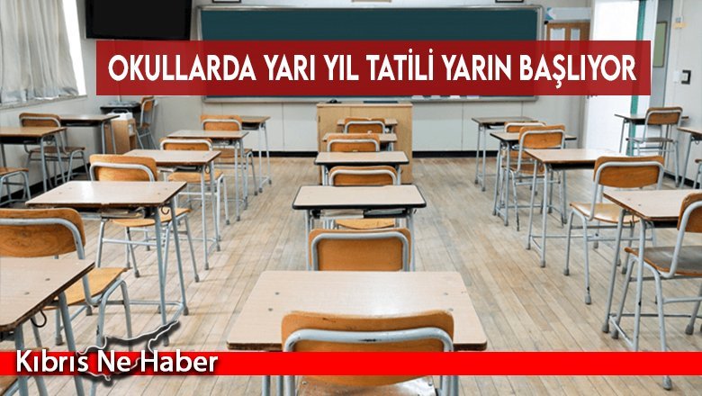 Okullarda yarı yıl tatili yarın başlıyor