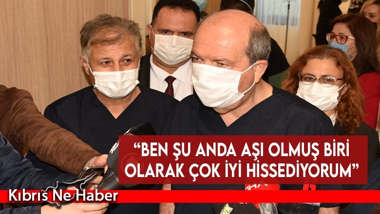 “Ben şu anda aşı olmuş biri olarak çok iyi hissediyorum”