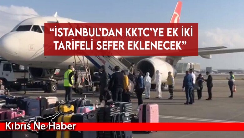 Olgun Amcaoğlu: “İstanbul’dan KKTC’ye ek iki tarifeli sefer eklenecek”