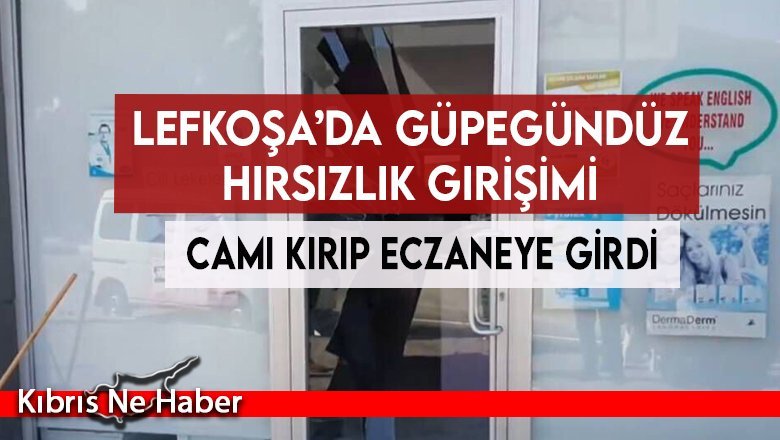 Lefkoşa’da güpegündüz hırsızlık girişimi