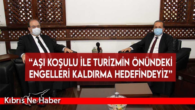 Fikri Ataoğlu: “Aşı koşulu ile turizmin önündeki engelleri kaldırma hedefindeyiz”