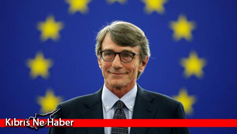 AP Başkanı Sassoli: "Türk makamlarının iki devletli çözümü onaylaması nedeniyle üzgünüz"