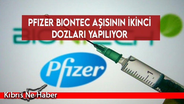 Pfizer Biontec aşısının ikinci dozları yapılıyor