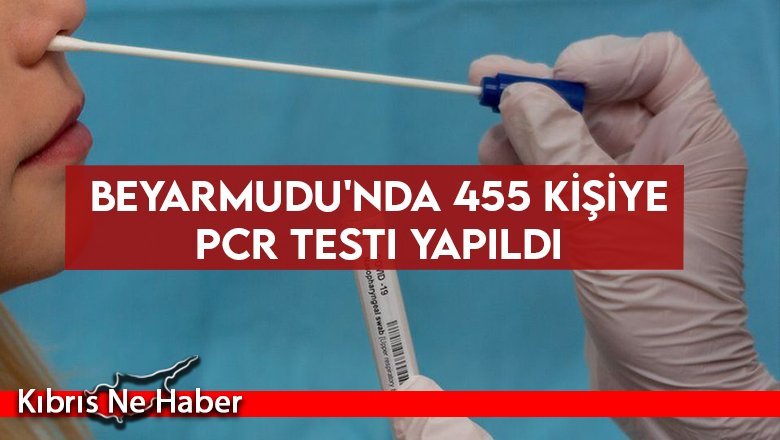 Beyarmudu'nda 455 kişiye PCR testi yapıldı