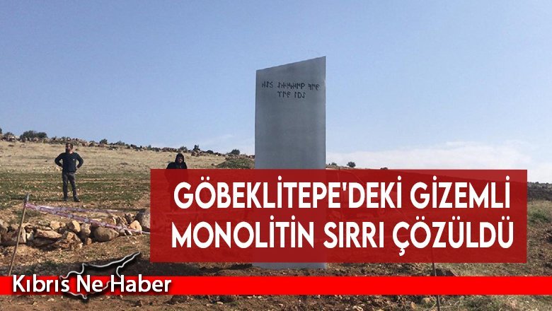 Göbeklitepe'deki gizemli monolitin sırrı çözüldü