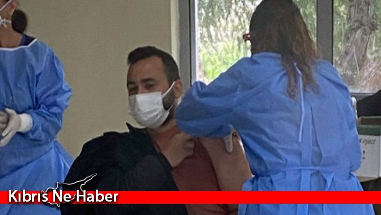Ercan Havalimanı personeli aşılandı