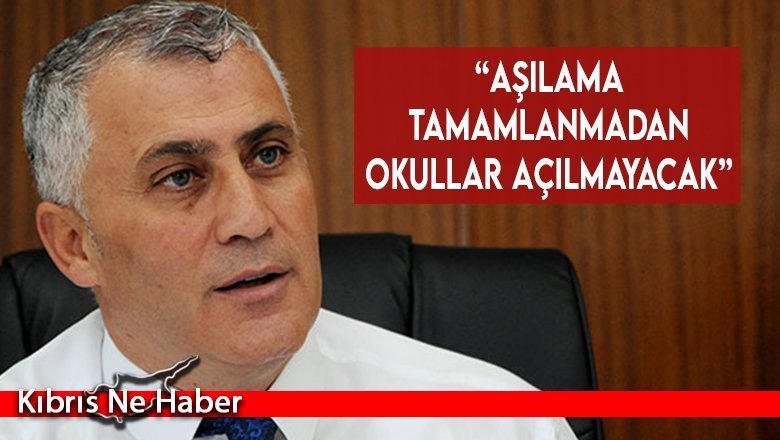 Amcaoğlu: “Aşılama tamamlanmadan okullar açılmayacak”